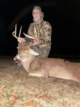 Sam Weatherall with a solid buck.